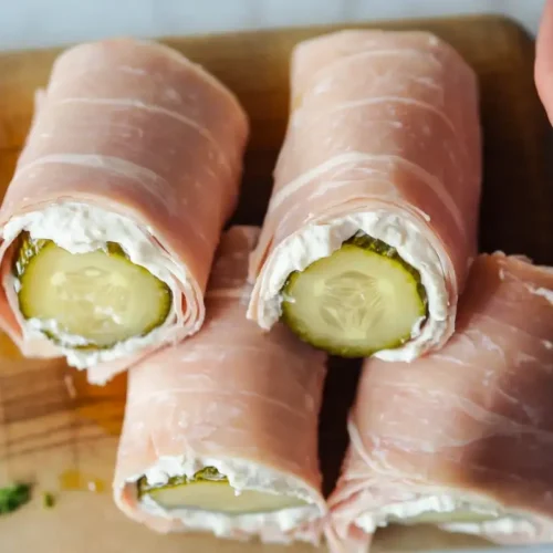 Best Pickles in a Blanket Recipe (Viral Recipe) 5 Pickles in a Blanket Snack Platter