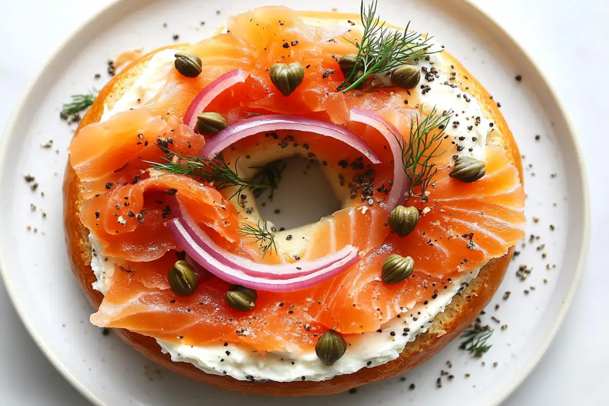The Best Bagel and Salmon